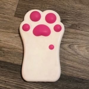 7/7S iPhone case- White/Pink Cat Paw